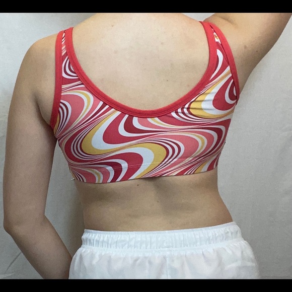 Adidas Swirly Sports Bra Bikini Top - Picture 3 of 4